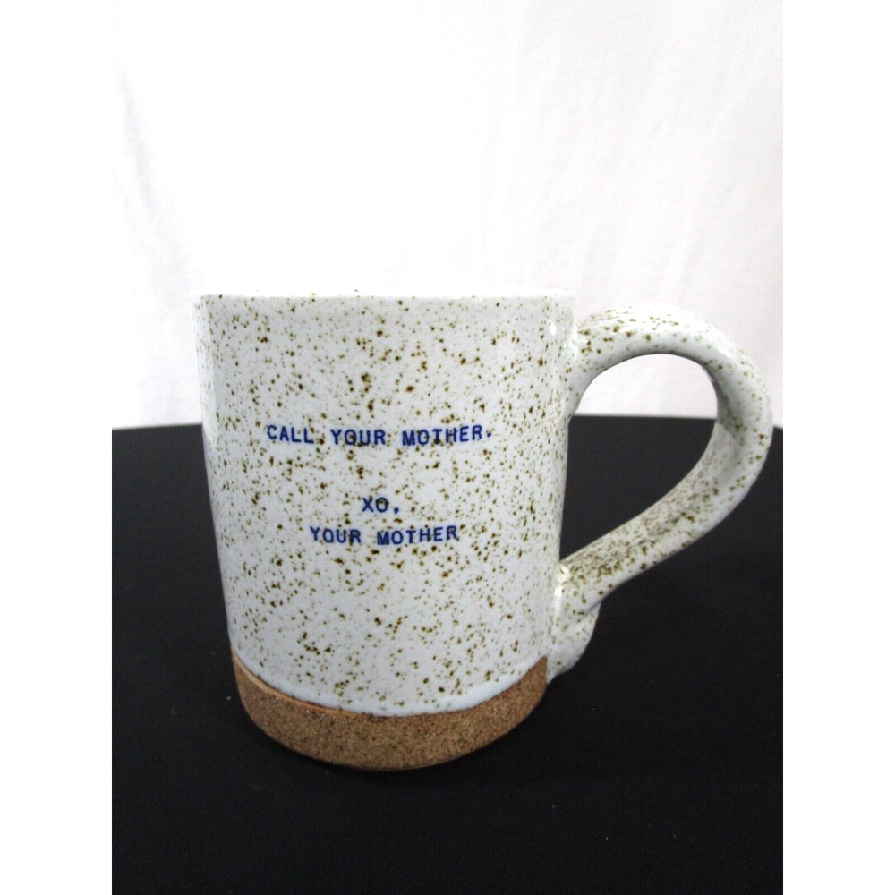 Sugarboo & Co. Call Your Mother XO Your Mother 14oz Speckled Coffee Mug